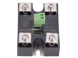 Relé De Estado Sólido De Control De Cc Berm Dk40da De 40 A, 2 Canales, Ca 24-480 Vca, Monofásico
