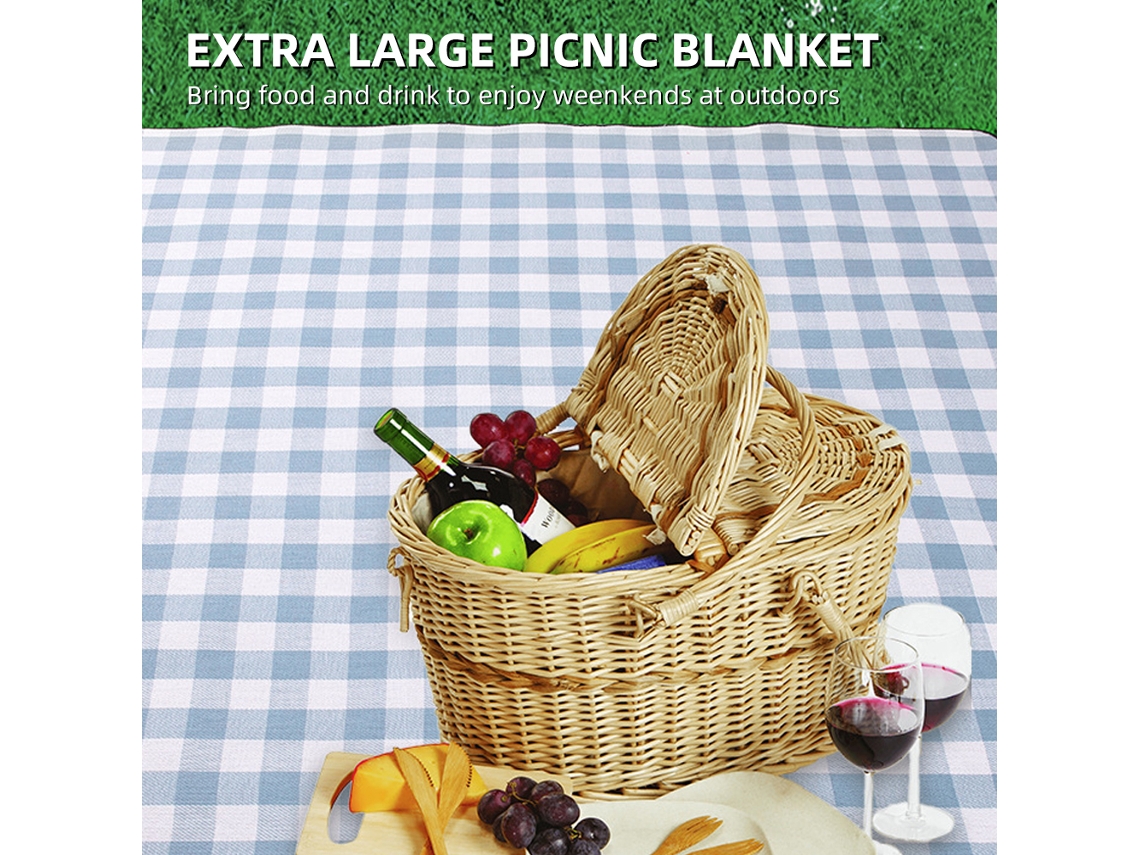 2026-manta De Picnic/playa Extra Grande Impermeable Lavable 3 Capas Suave Y Portátil Para Fin De Semana Y Vacaciones