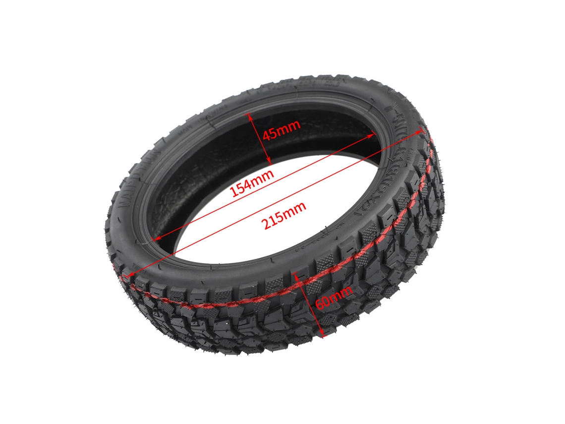 Neumático Sin Cámara 8.5 Pulgadas 50/75-6.1(8 1/2x2) Antideslizante Explosión-proof Para Patinete Eléctrico Off-road Con Boquilla