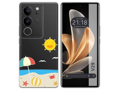 Funda Diseño para Vivo V29 5G TUMUNDOSMARTPHONE Silicona Multicolor