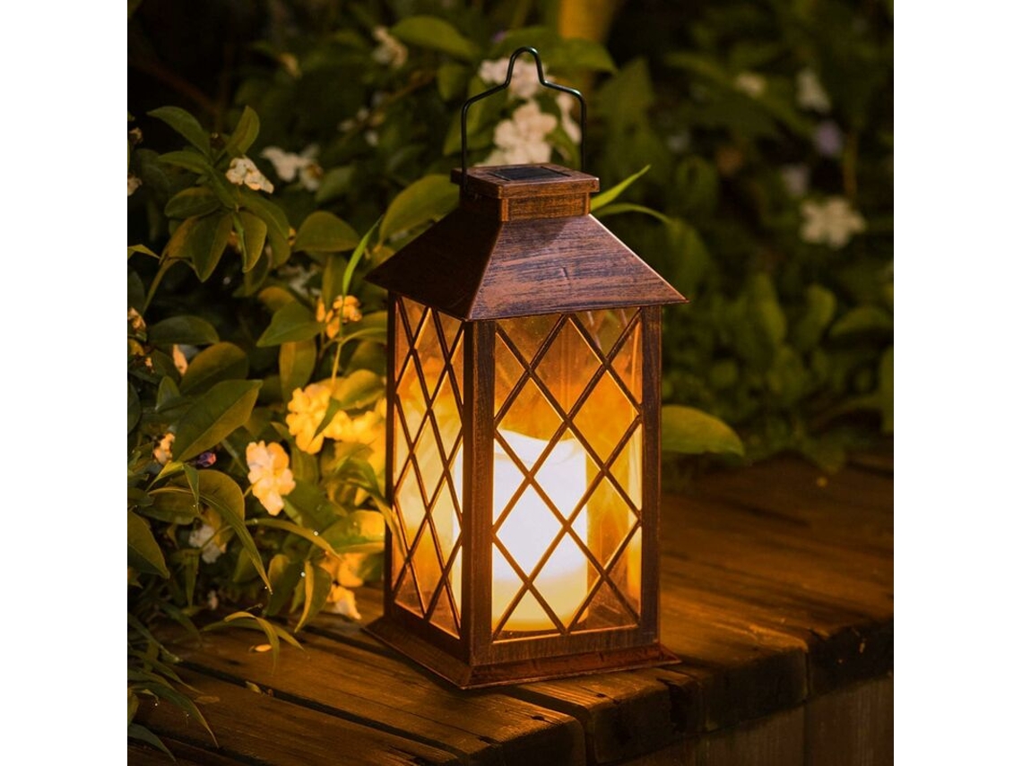KOFIHETY Lámpara de Jardín Solar Colgante - LED Sin Llama Cintilante - Lámpara Missionera para Mesa, Exterior, Fiesta etc.