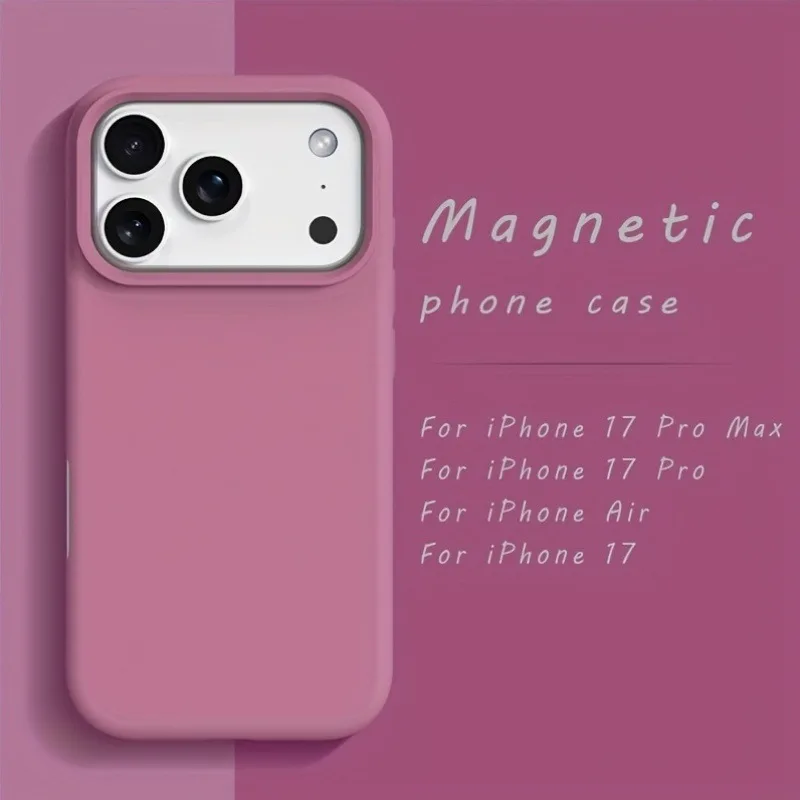 (grosella Negra Iphone 12 Pro Max) Funda Magsafe Para Iphone, Fabricada En Silicona Líquida.