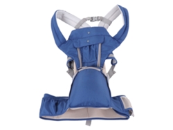 Portabebés Con Soporte Lumbar Ergonómico, Transpirable Y Multifuncional Para Bebés Y Niños - Azul
