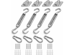 Kit De Fijación Para Toldo Solar De Acero Inoxidable, Accesorios Para Toldos Triangulares, Cuadrados Y Rectangulares, 5mm