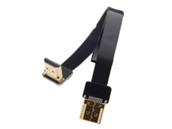 Cable Hdmi Macho A Macho En Ángulo De 90º Fpc Plano De 50 Cm Para Fotografía Aérea Fpv Multicopter Brushless Gimbal