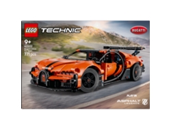 Lego® 42222 Technic Hipercoche Bugatti Chiron – Motor W16, Dirección Y Puertas 9+