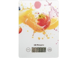 Báscula de cocina electrónica Orbegozo Pc 1023 hasta 5 kg blanca