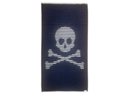 Toalla SCALPERS Home 100% Algodón (90x180cm - Azul/Calavera)