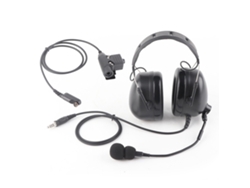 Auriculares resistentes con reducción de ruido y PTT de 7,1 mm