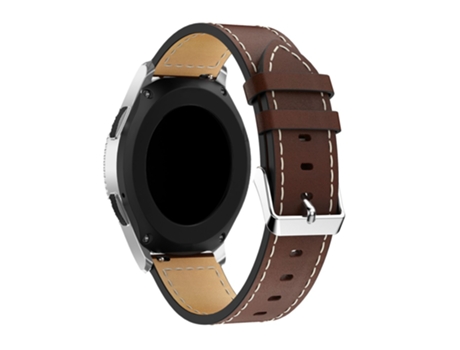 Correa de piel auténtica para Samsung Galaxy Watch 42mm - café