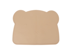Posavasos de silicona gruesa con aislamiento térmico, antideslizante, suave y elástico, con forma de oso, para el hogar, hotel y restaurante.