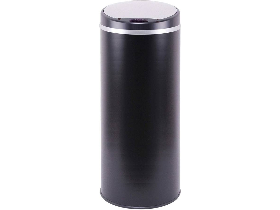 Cubo de Basura KITCHEN MOVE (Negro Mate - Acero Inoxidable - 42 L)