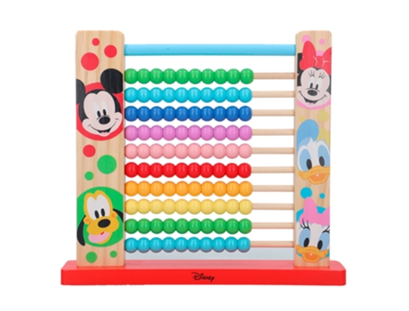 Juego Didácticos WOOMAX Ábaco de madera Disney (33,5x7x30 cm - 1 año)