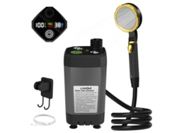 Ducha Portátil Para Camping Con Bomba Y Pantalla Digital Inteligente: Kit De Ducha Para Exteriores, Ideal Para Camping Y Caravanas.