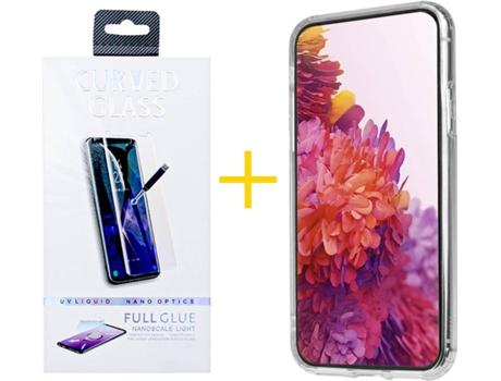 Carcasa + Protector de Pantalla para Samsung Galaxy S22 Plus 5G ACCETEL Transparente Claro
