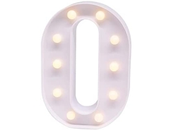 Letras com Luzes Led para Decoração de Interiores O