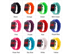 Reloj Electrónico Led Rectangular Para Estudiantes