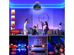 2026-luz Par Mini 5led Rgbw Luces Escenario Con Control Remoto Y Voz E27 Para Ktv Bar Fiesta