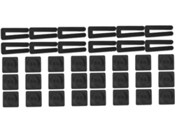 Kit De 12 Piezas Para Ventilador De Techo Con Sistema De Oscilación, Que Incluye Clips Y Contrapesos.