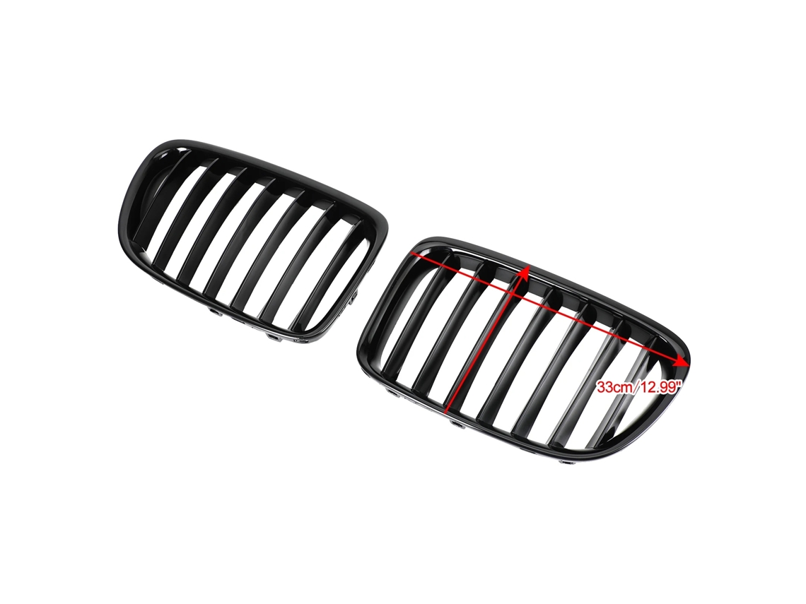 Parrilla delantera del capó, construcción duradera, compatible con SUV compacto de lujo 2009-2014, OEM