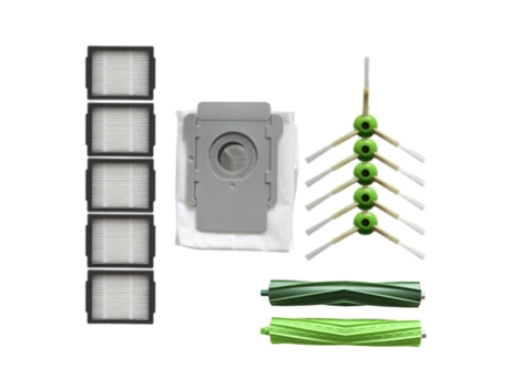 Piezas de repuesto para cepillos, filtros, cepillos laterales compatibles con Irobot Roomba I7 E5 E6, accesorio de Aspiradora Robótica