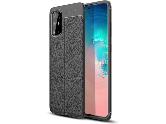 Funda y Protector de Pantalla Samsung S20 Plus PHONESHIELD Rugged Leather Negro