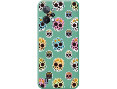 Carcasa para Realme C31 TUMUNDOSMARTPHONE Silicona Líquida Dibujos Verde