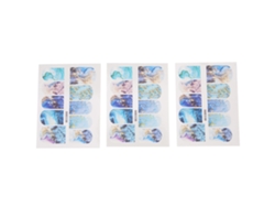 Pegatinas autoadhesivas 5D para decoración de uñas con diseño para manicura DIY.