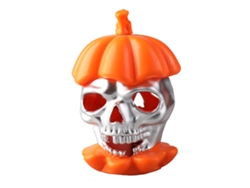 Luces De Calabaza Calavera Para Halloween Linterna De Noche Decoración De Mesa Operada Por Pilas