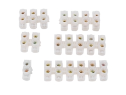 Kit De 60 Bloques De Terminales Pa De Cobre Ignífugos De 380 V Y 20 A Para Cableado.
