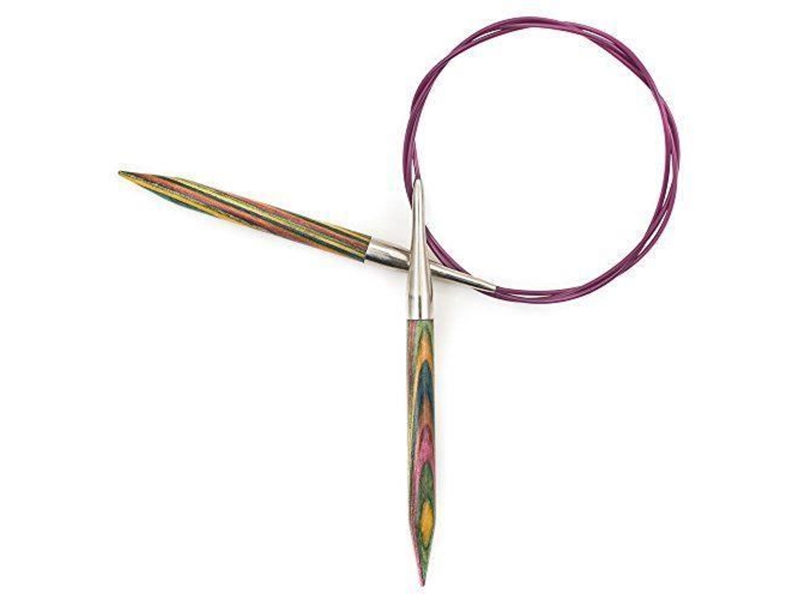 Aguja de tejer circular de madera Knitpro de 12 mm/100 cm
