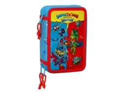 Plumier Triple SuperThings Rescue force 12.5 x 19.5 x 5.5 cm Azul (36 Piezas)