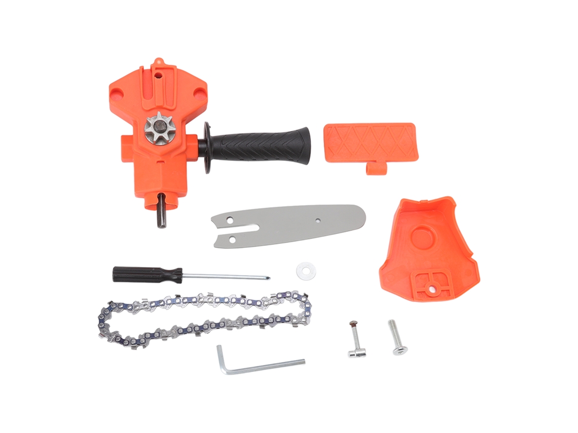 Adaptador De Taladro Para Mini Motosierra Eléctrica Portátil, Accesorio De Conversión De Acero Abs.