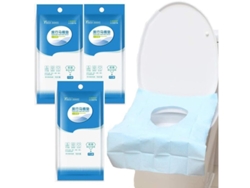 2026-protector De Asiento De Inodoro Desechable Antibacterial Impermeable Fuerte Y Grueso 30pcs