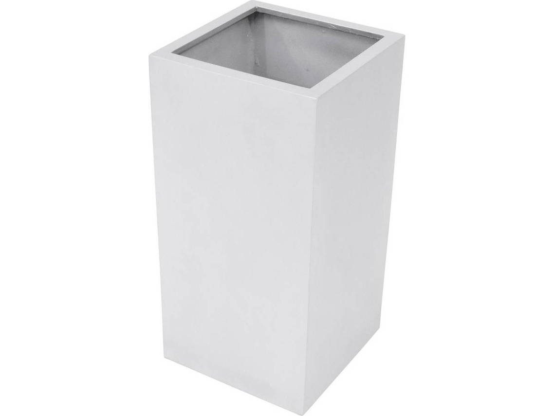 Maceta EUROPALMS Leichtsin Box-80 (Plateado)