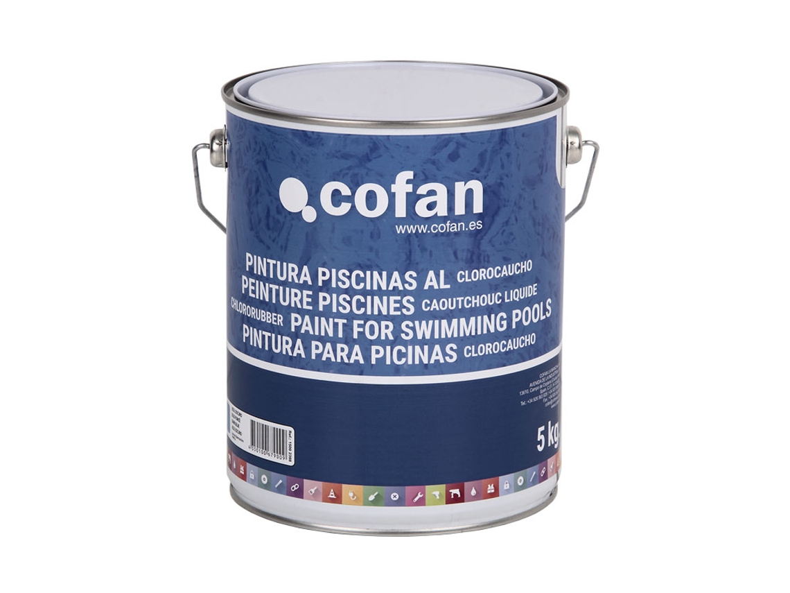 Pintura Piscinas Clorocaucho | Color Azul o Azul Oscuro| 5 Kilos