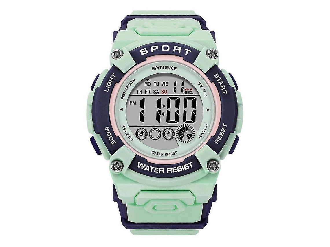 Reloj deportivo multifuncional Synoke 9810, luminoso y resistente al agua para estudiantes, Hengrongshen