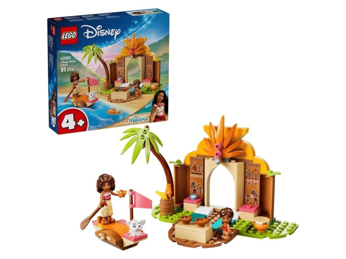 Lego Disney Princess 43282 Casa De La Aldea Y Barco 43282