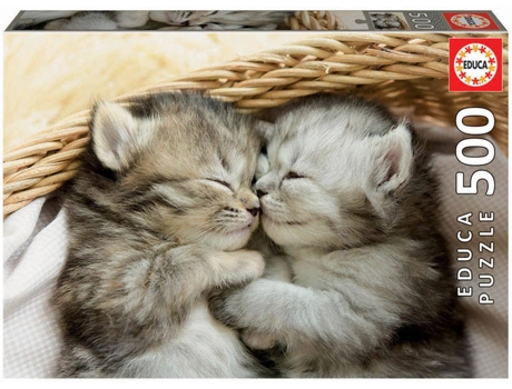 Puzzle EDUCA 500 Dulces Gatitos (Edad Mínima: 12 Años - 500 Piezas)