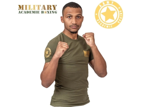Camiseta Vintage de Hombre para Boxeo METAL BOXE Metal Verde (L)
