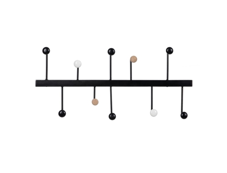 Perchero de Pared Hierro 60 x 7 x 27,5 cm