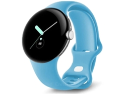 Correa Silicona Líquida para Google Pixel Watch 2 Talla L 24Cm Azul VEANXIN