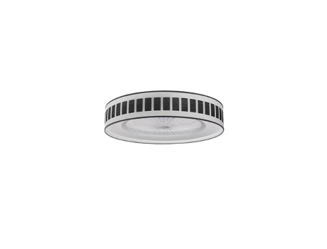 Ventilador de Techo Ivanna 72W Blanco Madera Negra 5 Aspas FABRILAMP