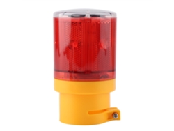 Luz de alarma solar de emergencia 2026 con LED intermitente para coche, señal de seguridad roja