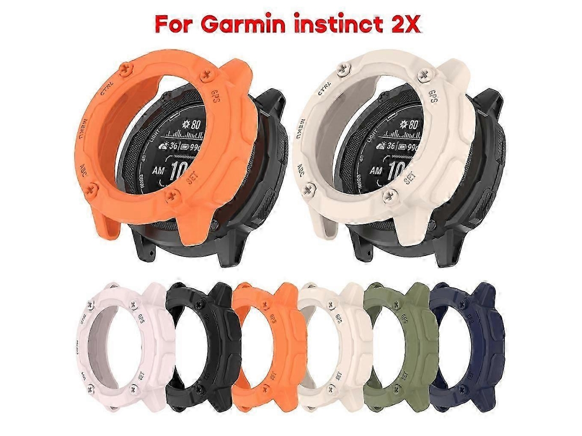 Protector de pantalla Instinct 2x antiarañazos con marco protector Ly Ebike