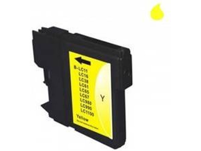 Cartucho de tinta BROTHER IBR-980Y Amarillo