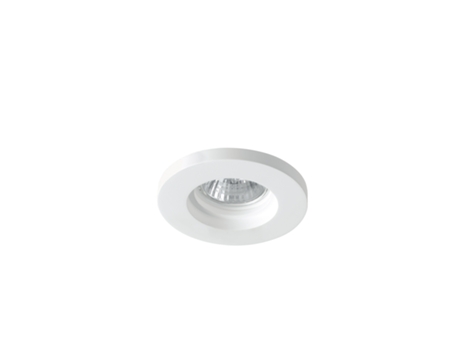 Empotrable redondo PHANTOM de yeso blanco pintable x4,7 cm (1xGU10)