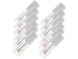12 Pièces Lot De Pequeños Tubes Brillant A Lèvres Vides Avec Baguyte Recargables Pour Soin