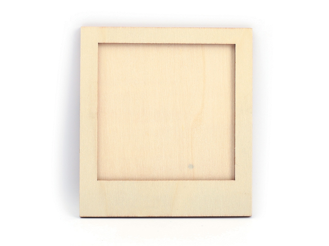 Marco de fotos de madera para decorar - Polaroid - 9.4 x 10 cm