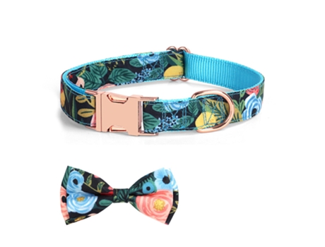 Collar Suave Para Perros Y Gatos Nudo De Plomo Collar De Perro A Cuadros Estampado Para Niña Collar De Perro Ajustable ELKUAIE